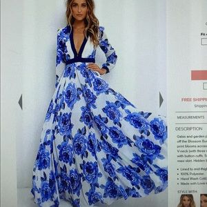 Lulus floor length maxi